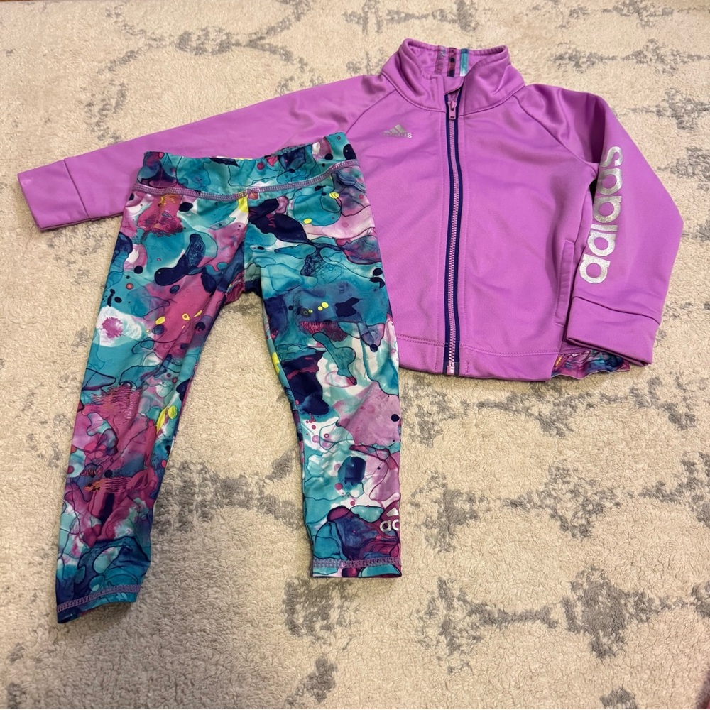 Adidas Toddler Girl Athletic Set